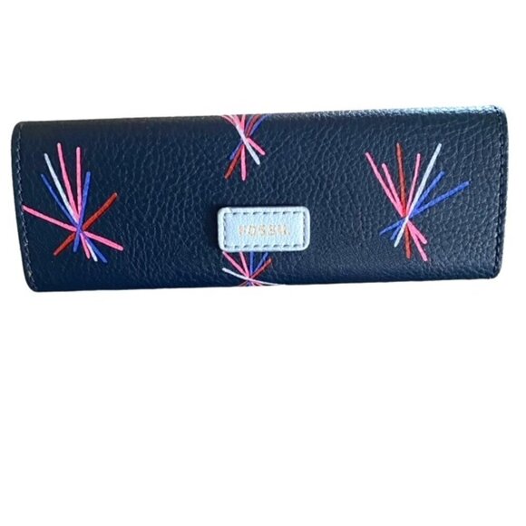 Fossil Navy Eyeglass Case - Picture 1 of 5